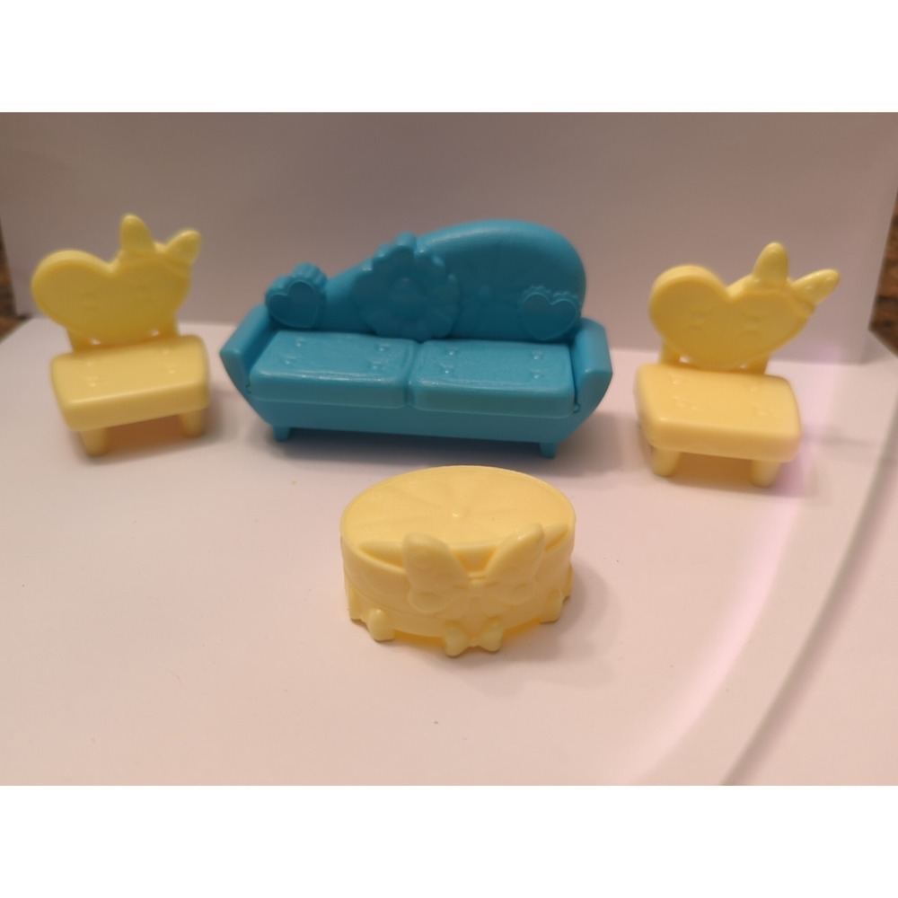 Disney Just Play Replacement furniture  Yellow Chairs, Couch, Pet Bed